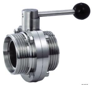 不锈钢螺纹蝶阀D-F8