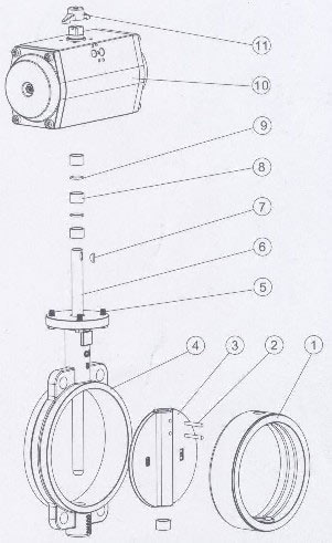 PO8972铝青铜电动蝶阀