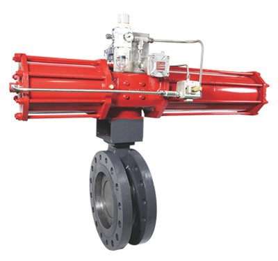 AW双作用气动硬密封蝶阀