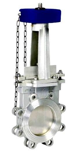 PZL43链轮单夹式刀型闸阀